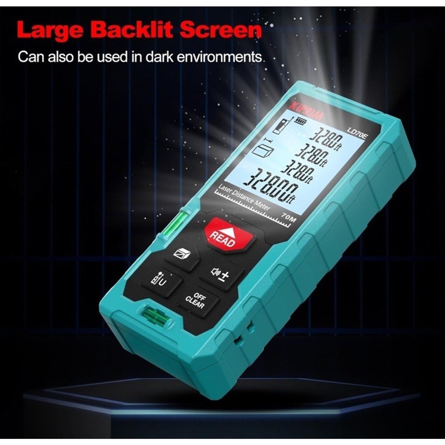 🔥Kiprim Laser Distance Measure High Accuracy 165ft Kiprim LD50E Laser BNWT🔥