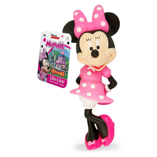 🔥Disney Junior Minnie Mouse Stretchable Life Like Figure 4" Toy BNWT🔥