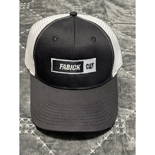 🔥Fabik Caterpillar Trucker Hat Black/White BNWT🔥
