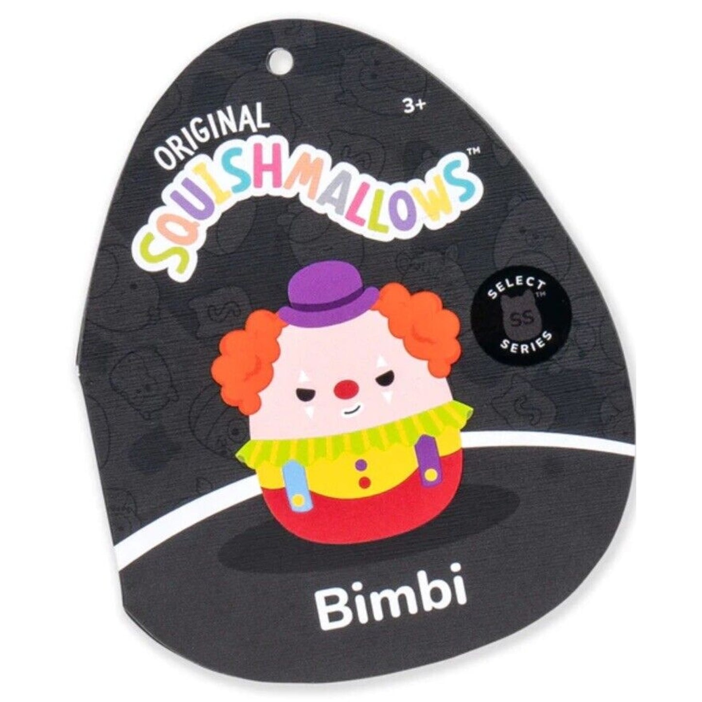 🔥Squishmallow 8” Bimbi The Clown Official Kellytoy Plush HTF BNWT🔥