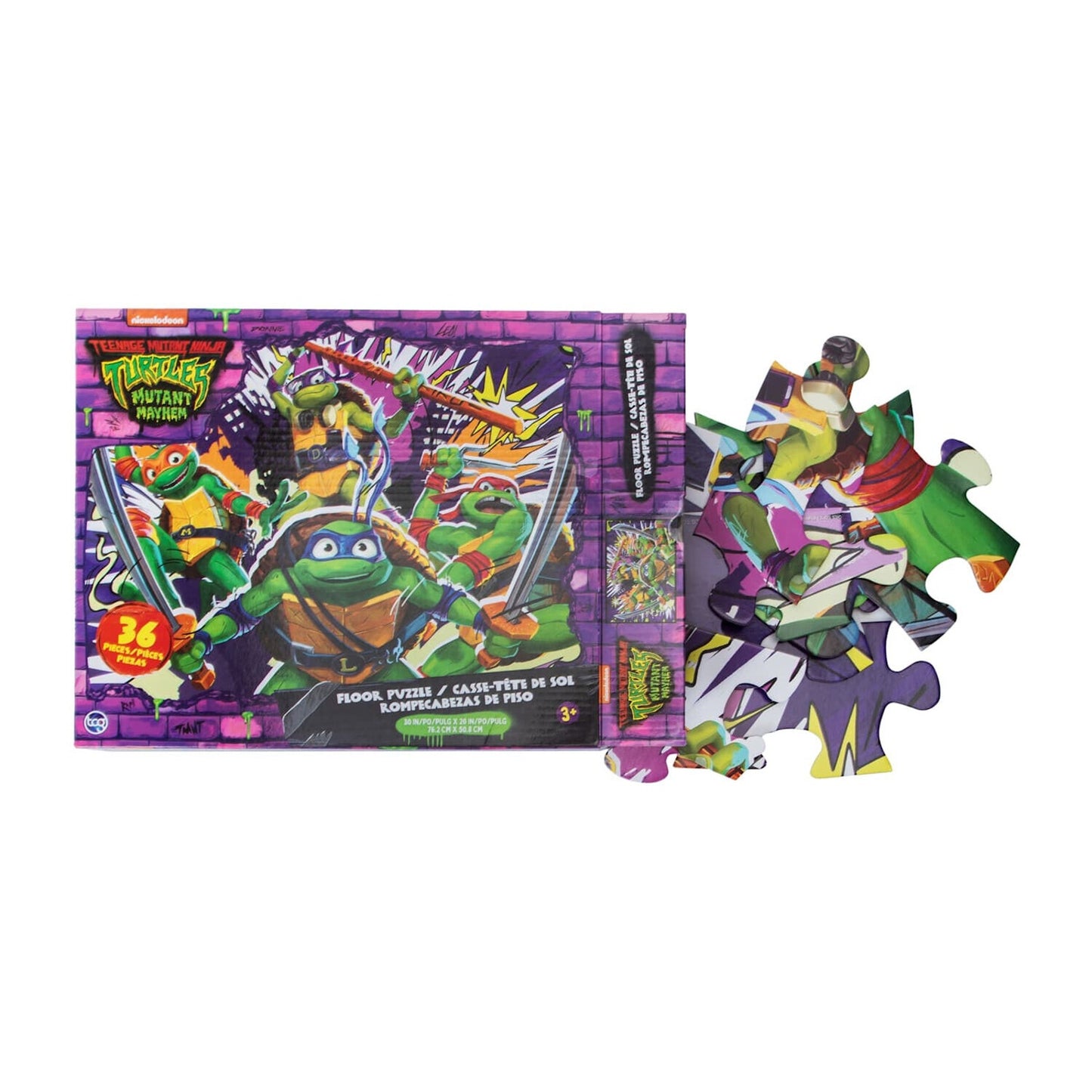 🔥Teenage Mutant Ninja Turtles Mutant Mayhem Floor Puzzle [36 Pieces] BNWT🔥