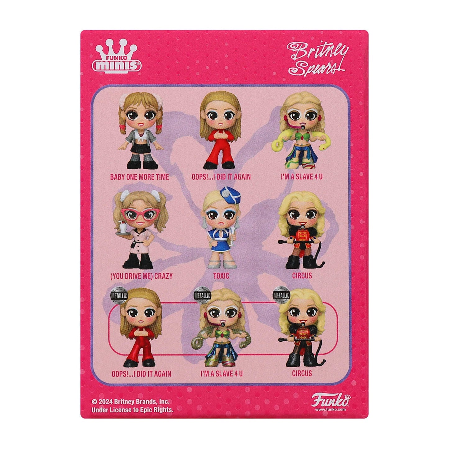 🔥Funko Pop! Minis BRITNEY SPEARS- I'M A SLAVE FOR U Vinyl Figure BNWT🔥