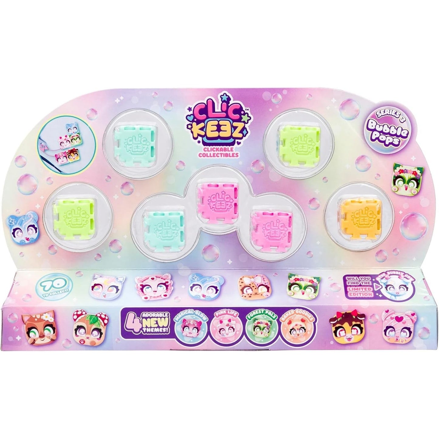 🔥Clickeez Series 3 12PK Collectible Character Keyboard Keys Click/Clack BNWT🔥