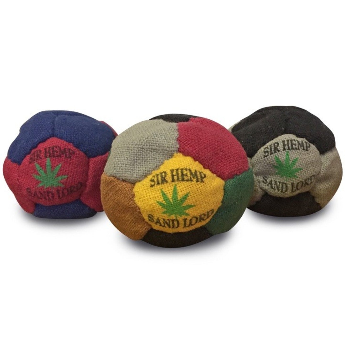 🔥World Footbag Sir Hemp Sand Lord Hacky Sack 3 Pack BNWT🔥