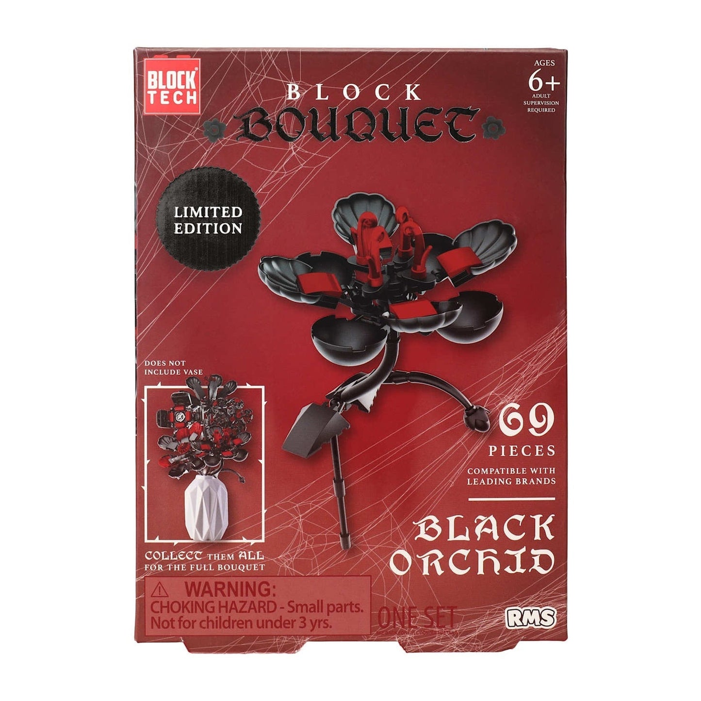 🔥BLACK ORCHID Limited Edition Bouquet Botanical Block Tech Set BNWT🔥