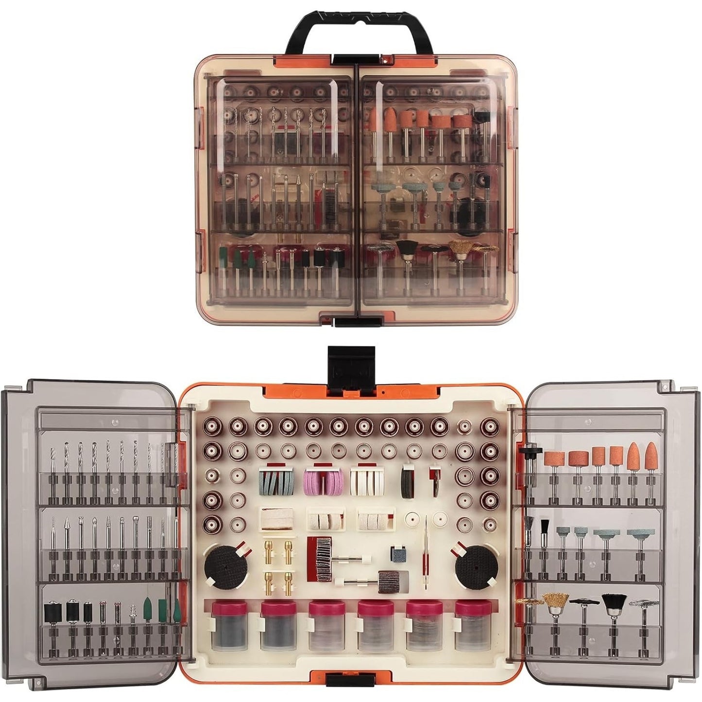 🔥508-Piece Rotary Tool Accessory Kit (1/8in) w/t Organizer BNWT🔥