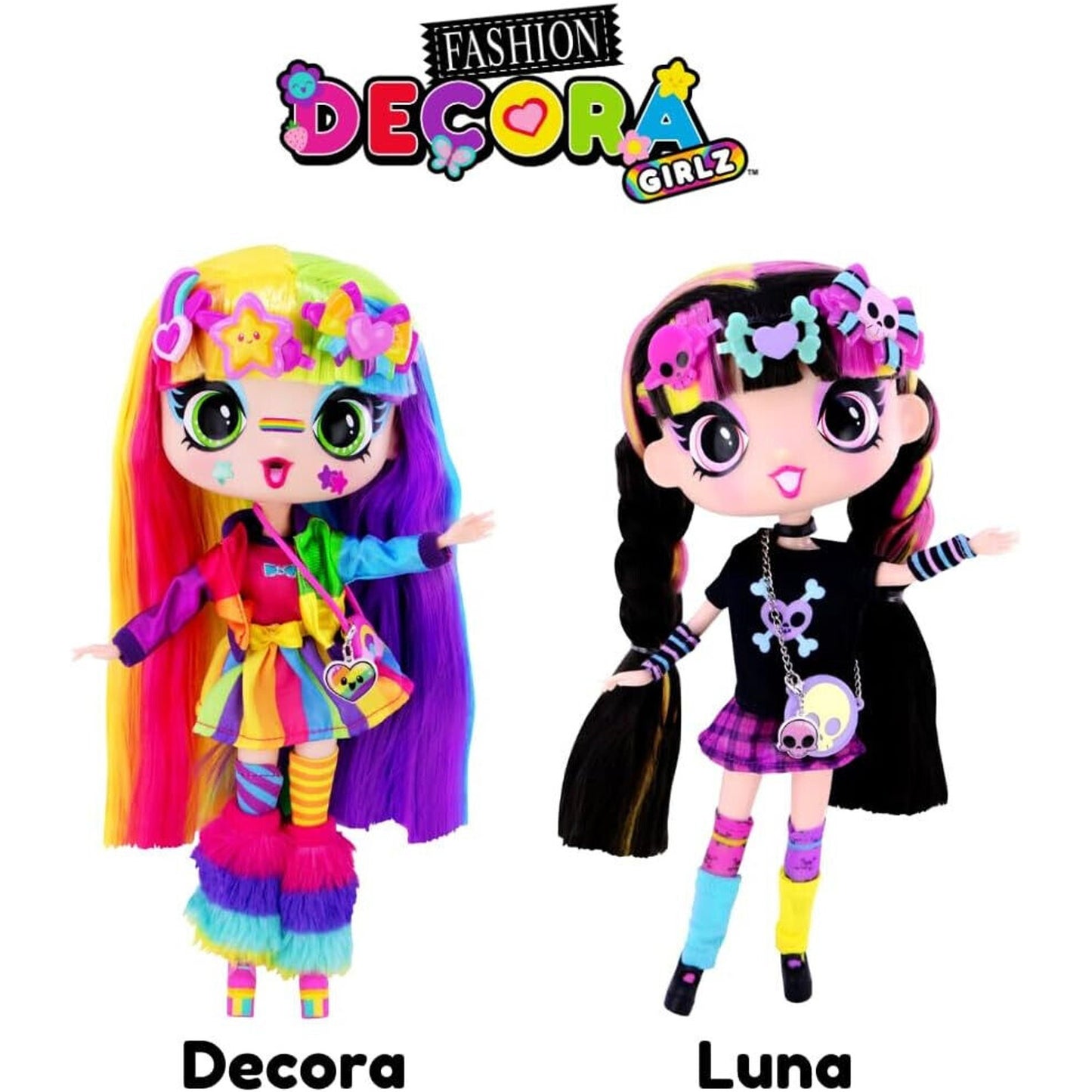 🔥Decora Fashion Girlz Doll 11 inches-Decora + Luna | Set of 2 Dolls BNWT🔥