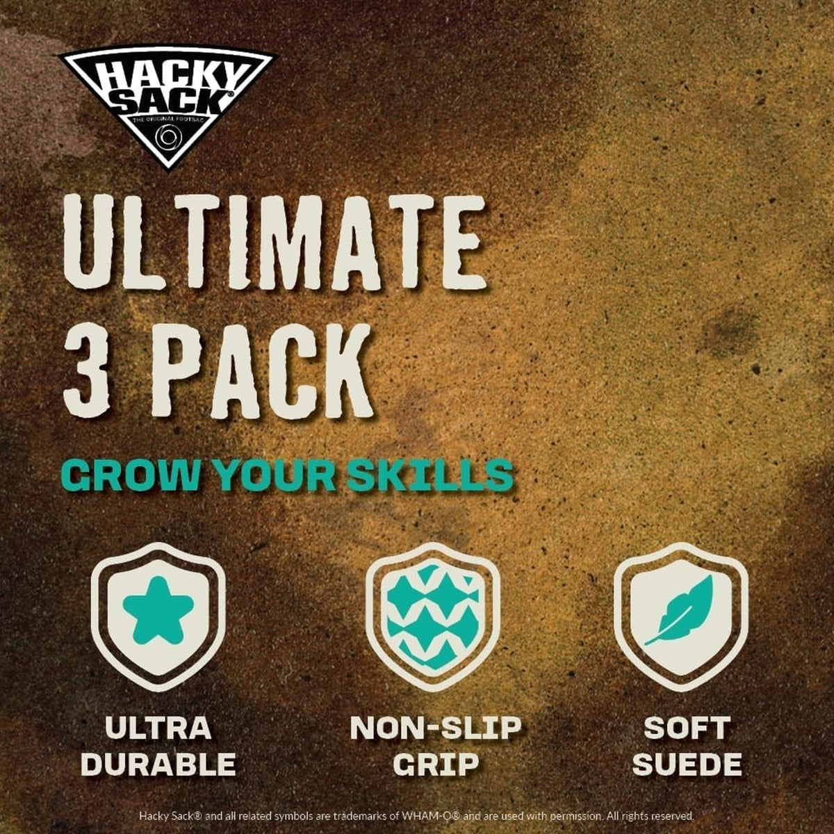 🔥The Original Hacky Sack Ultimate 3 Pack Original Footbag BNWT🔥