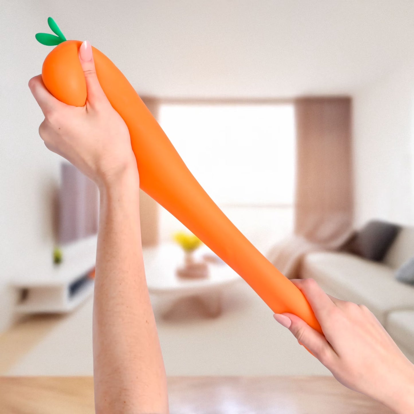 🔥Toymendous Jumbo Squishy Carrot Sensory Toy 12.5" Fidget Stress Relief BNWT🔥