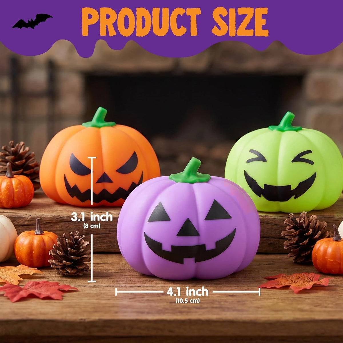 🔥JOYIN Halloween Squishy Toys 3 Pack BNWT🔥