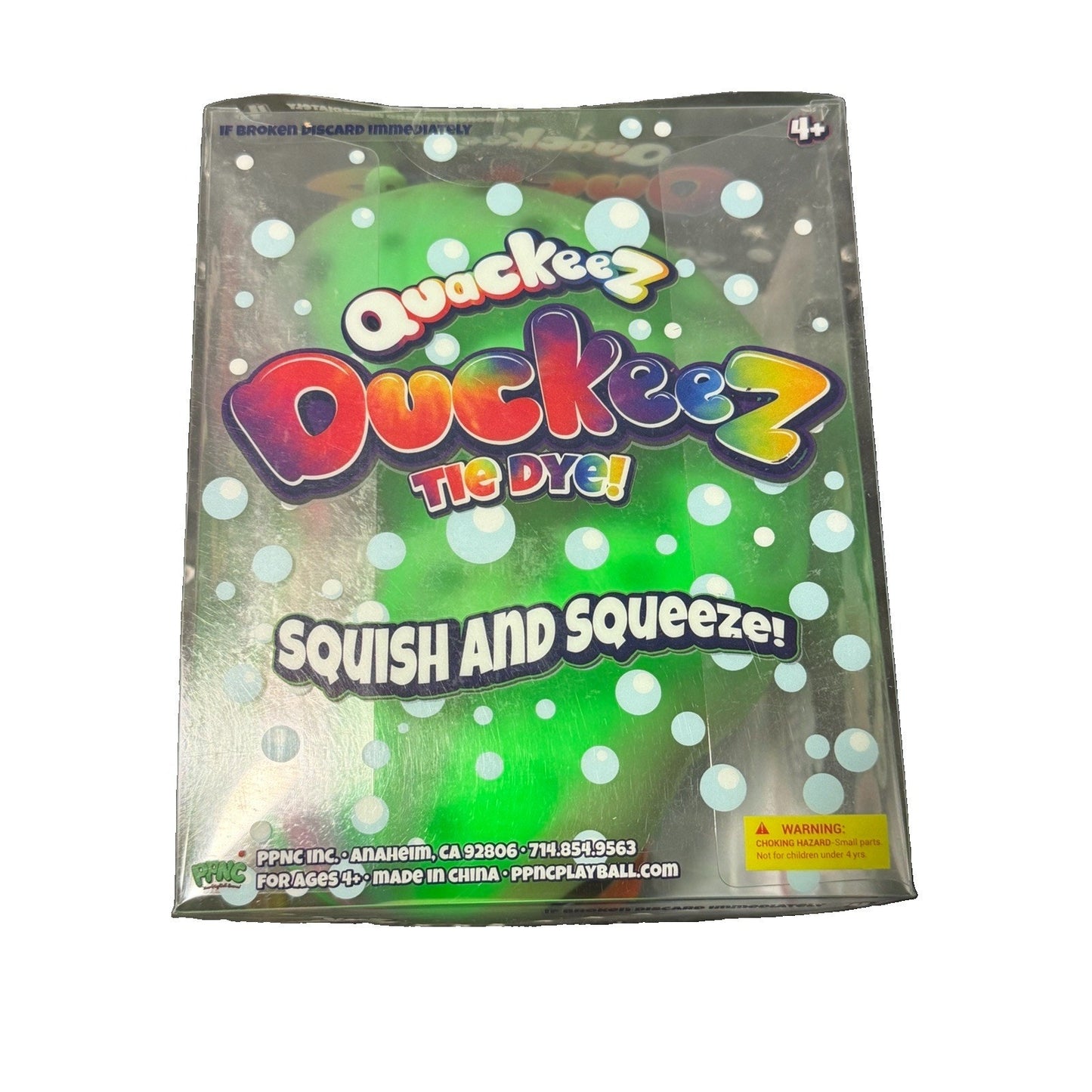 🔥Quackeez Jumbo Squeezy Ducks – Tie Dye Squishy Stress Relief Toy Viral BWT🔥