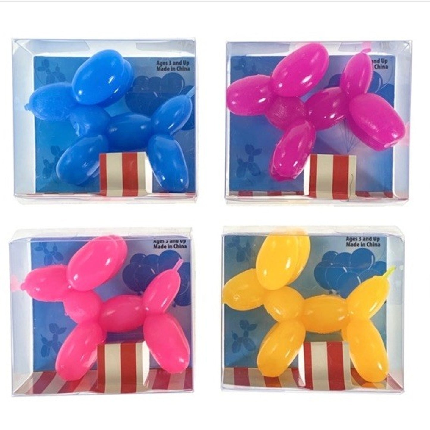 🔥Balloon Dog Squish Stretch Sensory Stress Squeeze Fidget Toy PURPLE BNWT🔥