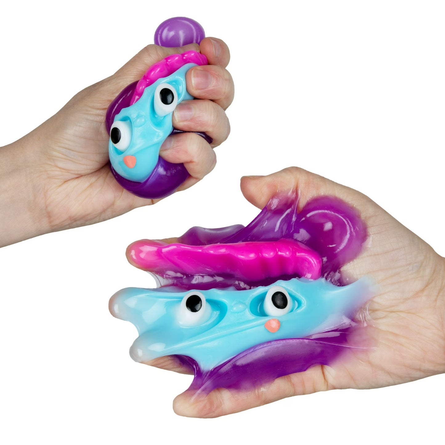 🔥Orb Curiosities Taba-licious BEAR Snarkies Teal Squishy Sensory Toy BNWT🔥