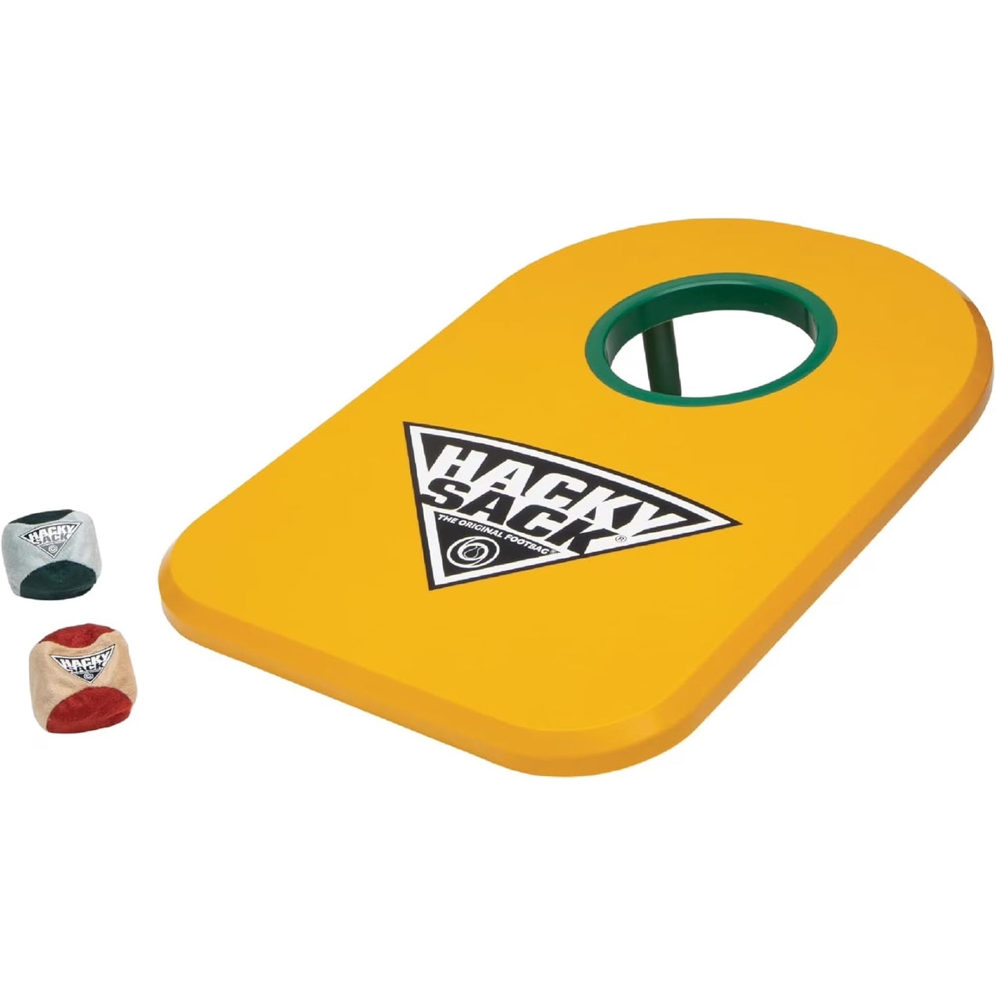 🔥Hacky Sack Cornhole Set Beige Blue White Outdoor Backyard Game No Bags BNWT🔥