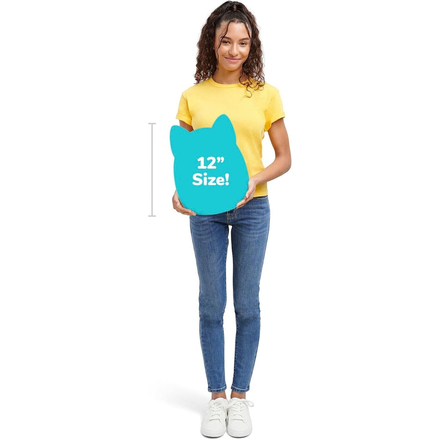 🔥Squishmallows Original 12-Inch Eurydice Clown with Teal Star Eye Patch BNWT🔥