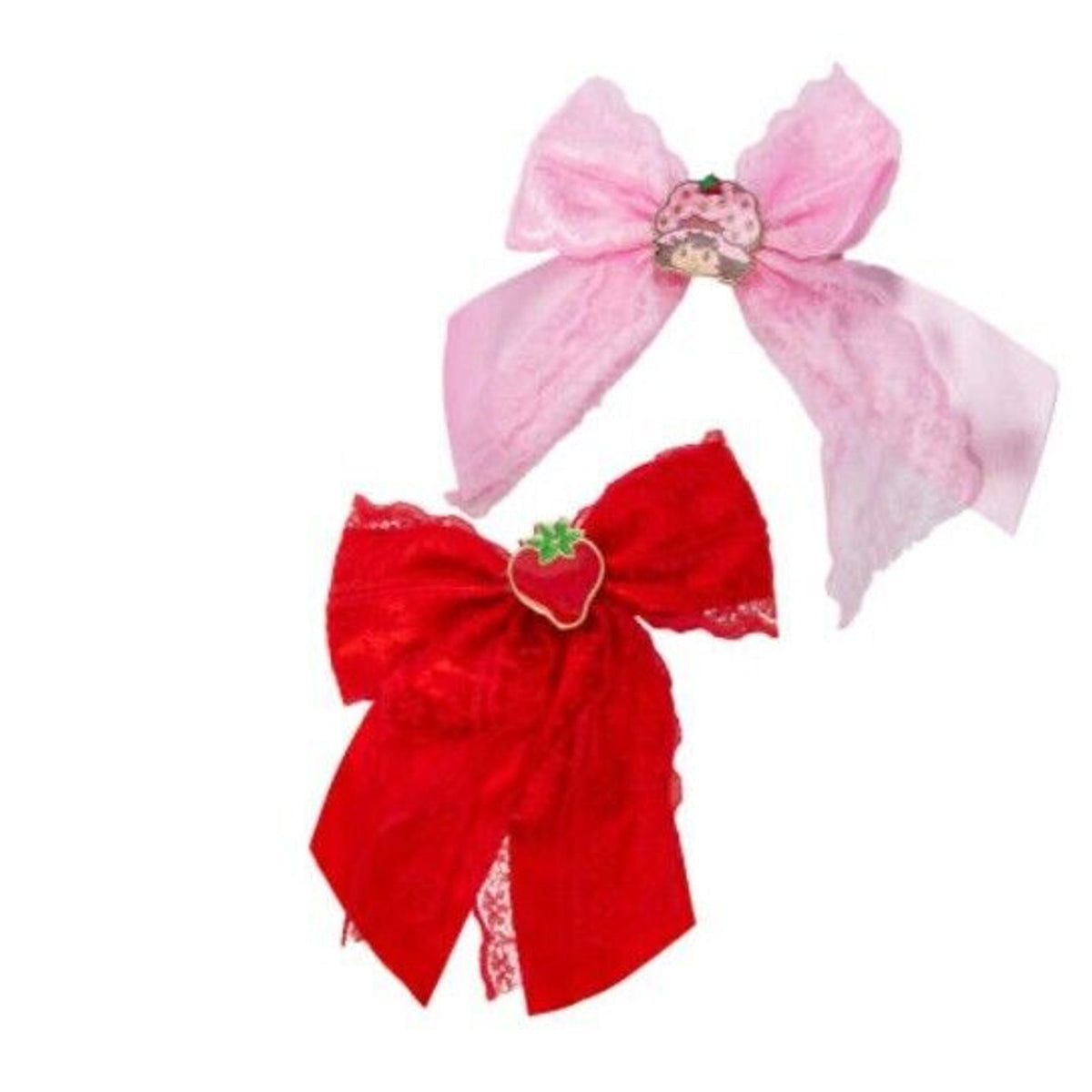 🔥 World Of Strawberry Short She Hair Bows 2 Pack BNWT🔥