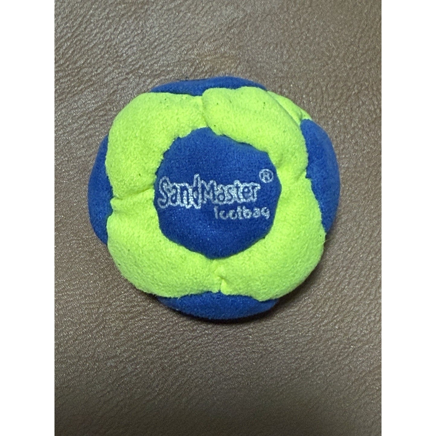 🔥World Footbag SandMaster Hacky Sack Neon/Blue BNWT🔥