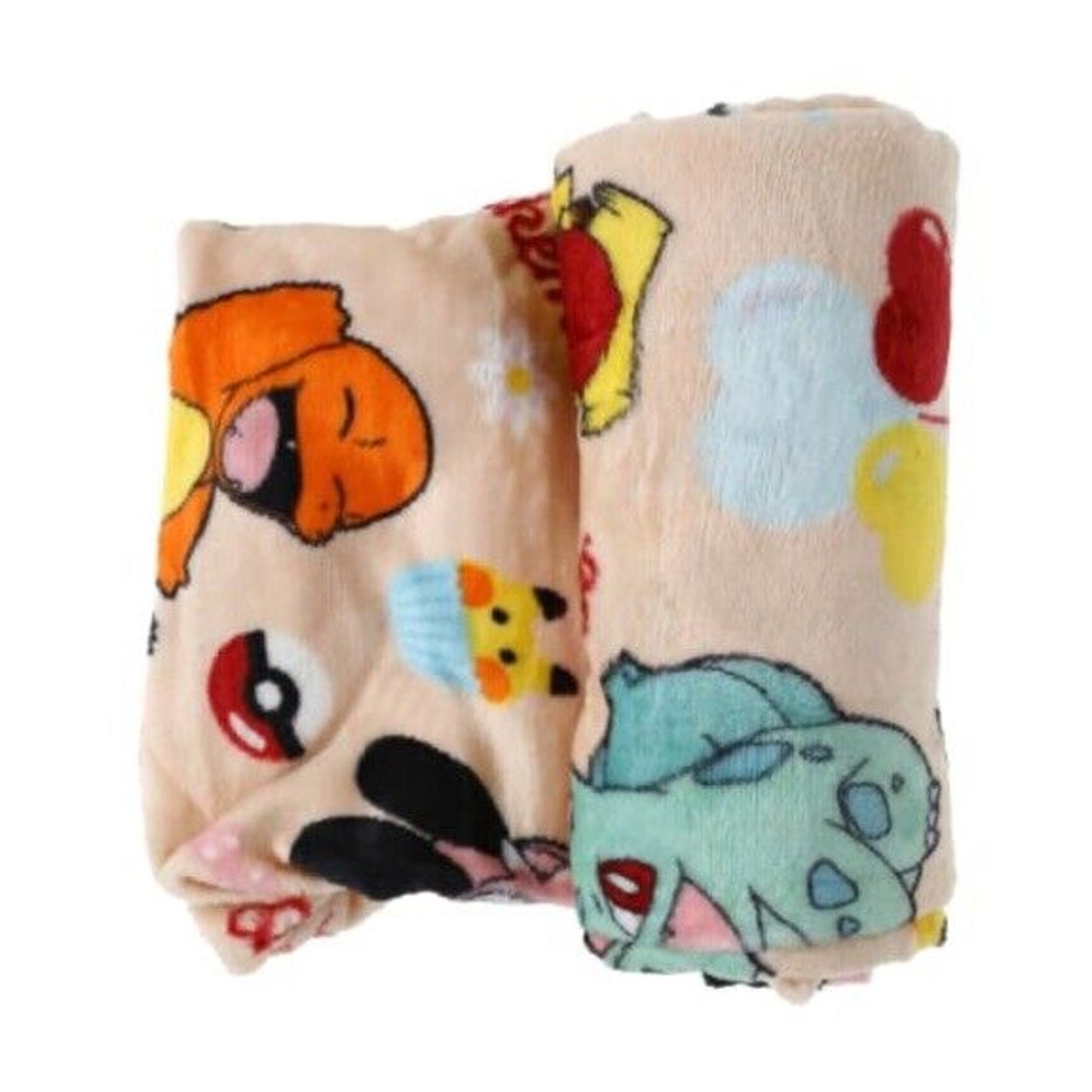 🔥Pokemon Tan 40 x 50 Inch Silk Touch Throw Blanket BNWT🔥
