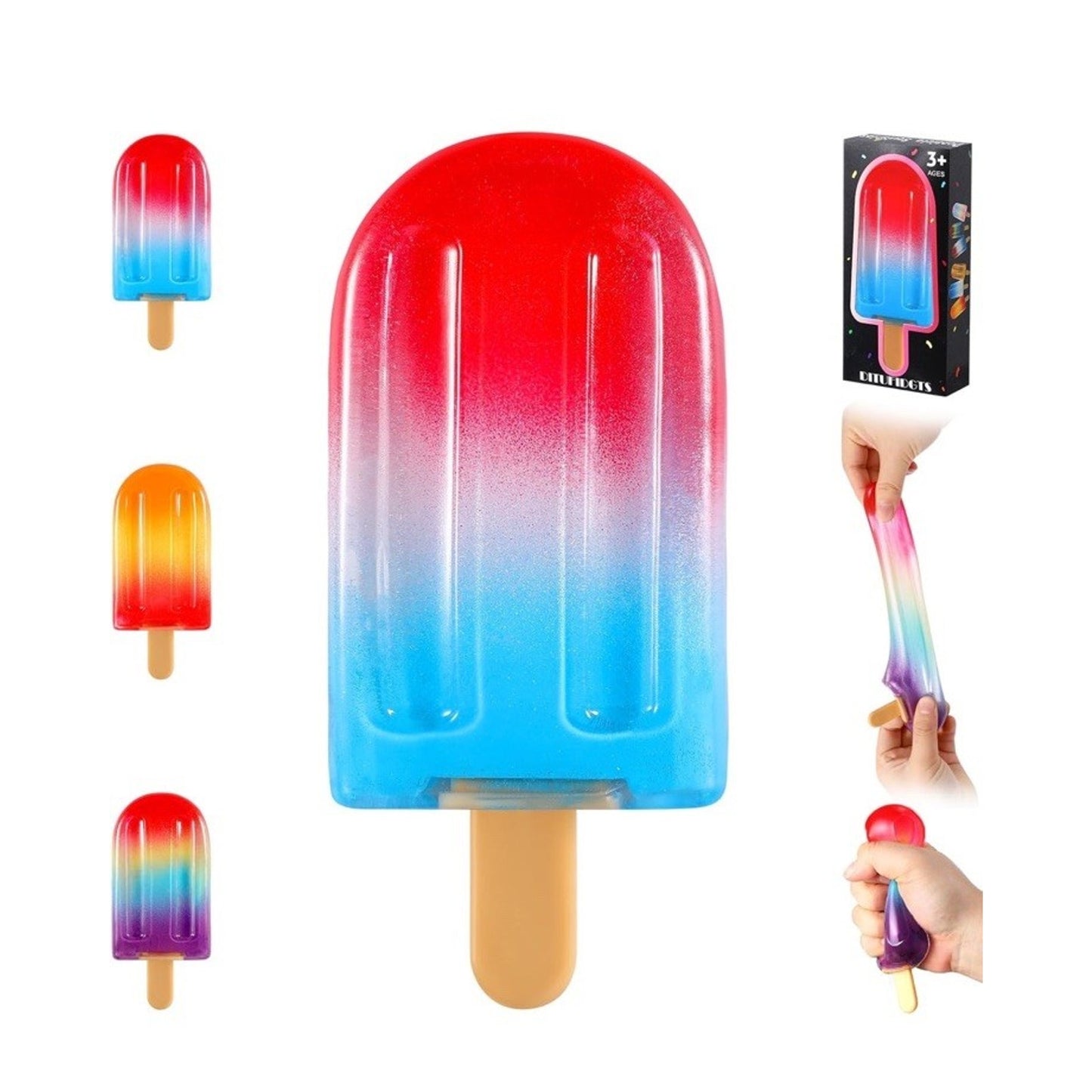 🔥Popsicle Malt Sugar Ice Cream Slow Rising Squishy BNWT🔥