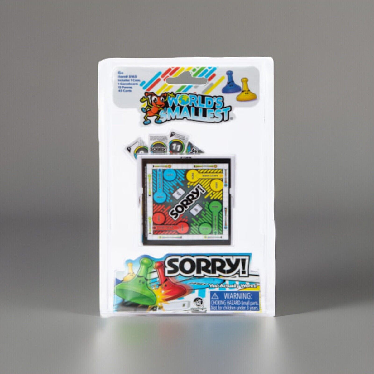 🔥Worlds Smallest SORRY Board Game Dollhouse Miniature BNWT🔥