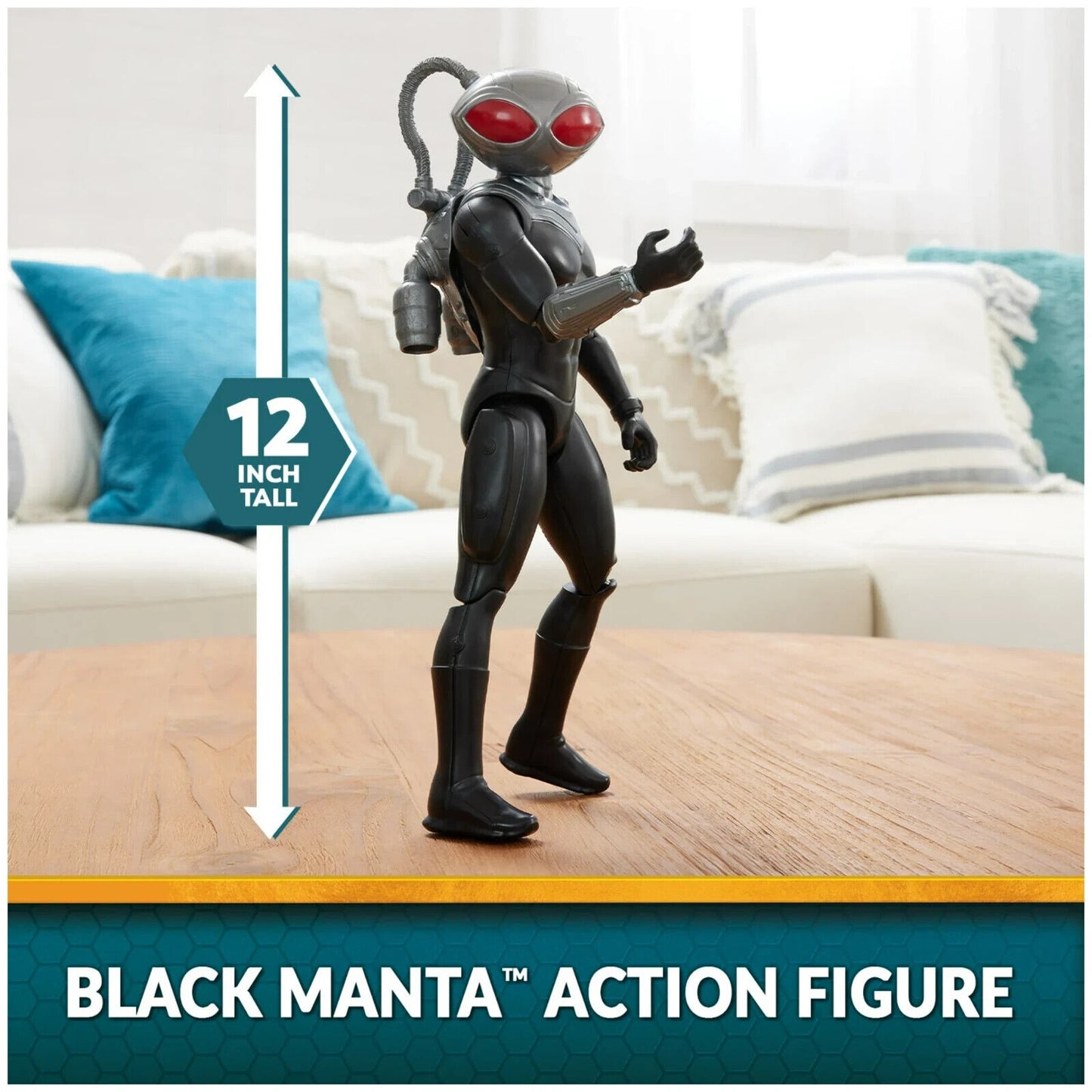 🔥Aquaman Black Manta 12" Action Figure Movie Inspired Articulated & Collectible
