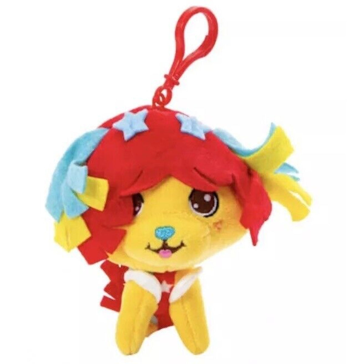🔥CheeBee Rainbow Brite Puppy Brite 4" PLUSH Backpack Clip Keychain BNWT🔥