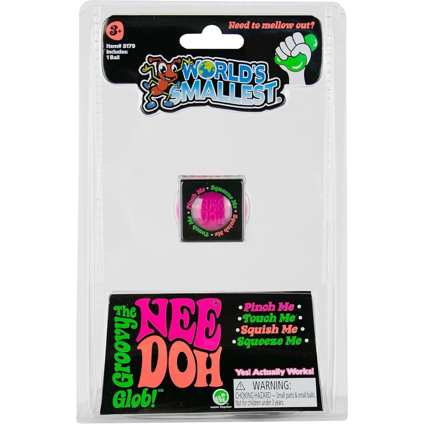 🔥World's Smallest Needoh Groovy Glob GREEN BNWT🔥