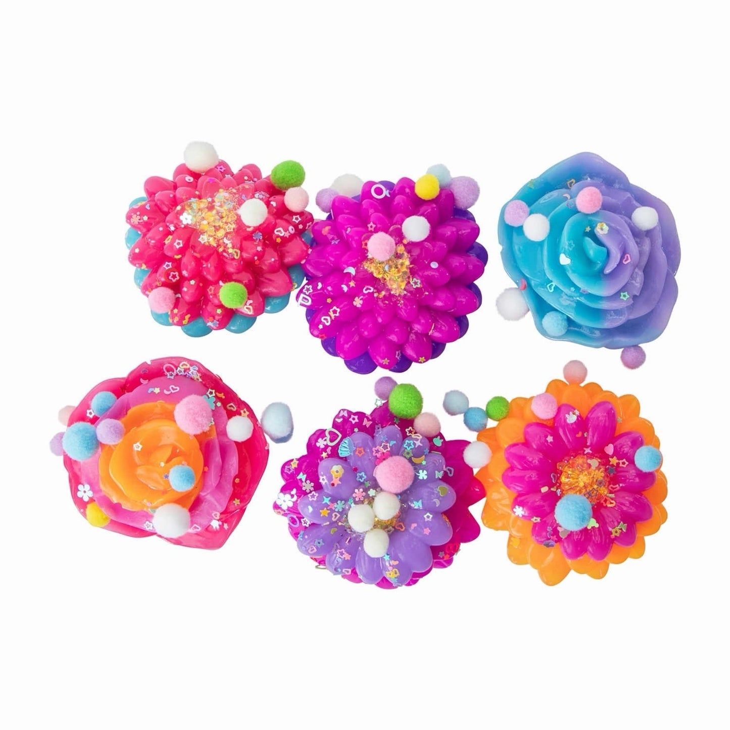 🔥Taba-licious Flowers PINK PURPLE FLOWER Orb Curiosities Squeeze Toy BNWT🔥
