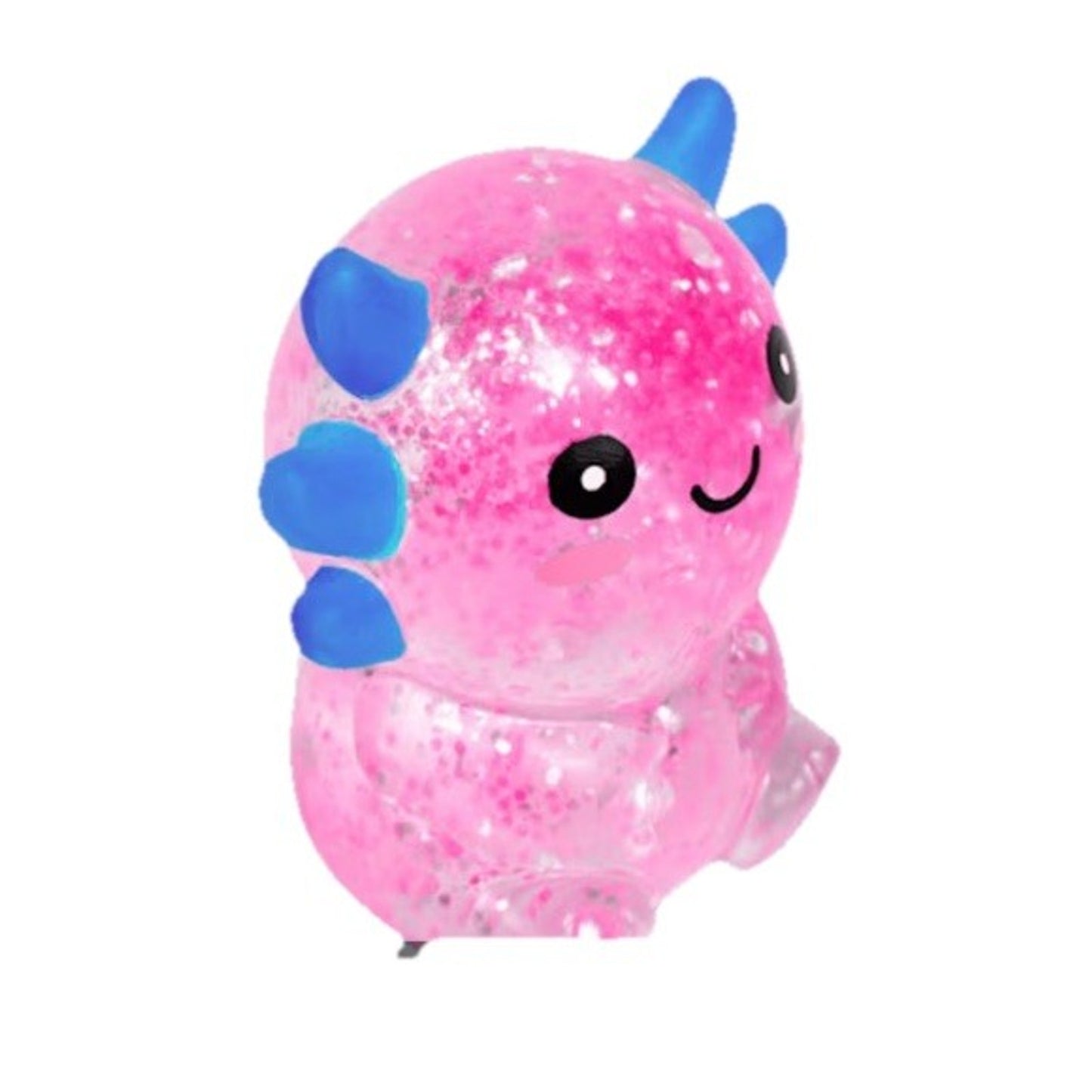 🔥Squishy Glitter Axolotl Squeeze Toy Viral TikTok Stress Reliever Pink BNWT🔥