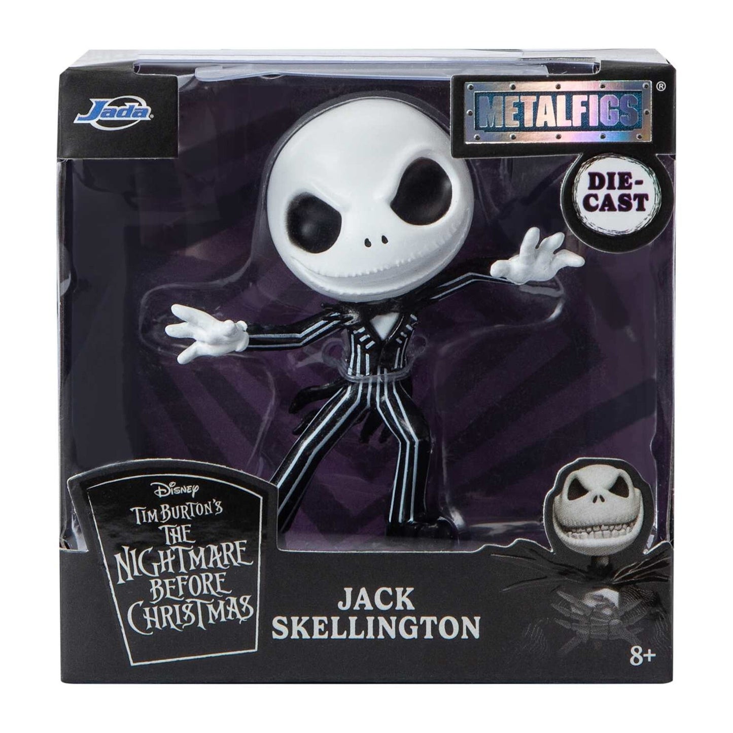 🔥Jada Metalfigs 2” Tim Burton’s The Nightmare Before Christmas Jack Skellington