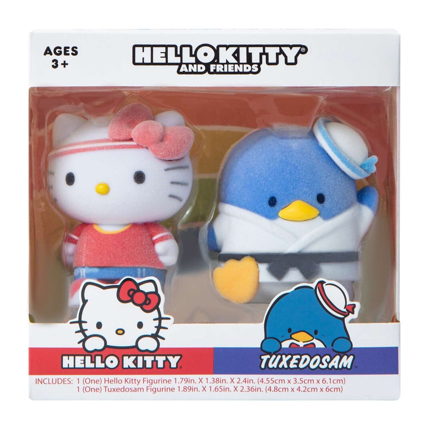 🔥Hello Kitty & Friends Figures 2pk Kitty Basketball & Tuxedo Sam Sanrio BNWT🔥