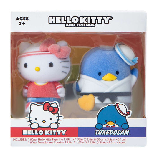🔥Hello Kitty & Friends Figures 2pk Kitty Basketball & Tuxedo Sam Sanrio BNWT🔥