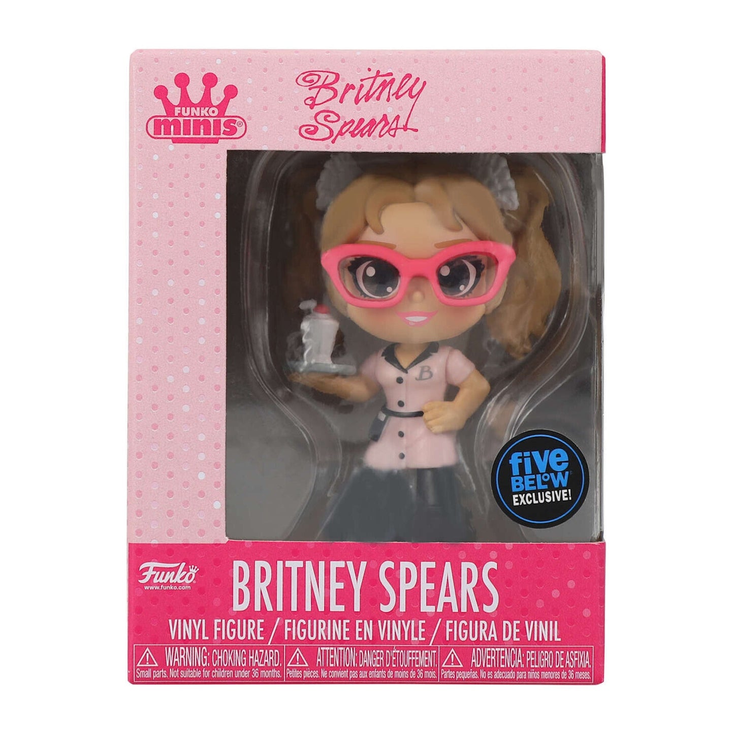 🔥Funko Minis Britney Spears Vinyl You Drive Me Crazy Rare BNWT🔥