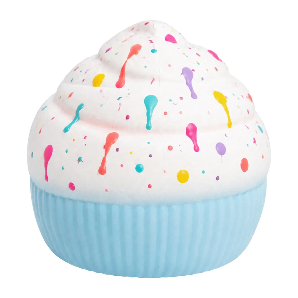 🔥SqueeZee Sweetz Scented Cupcake Squishy Squeeze Toy Blue w/ Sprinkles BNWT🔥