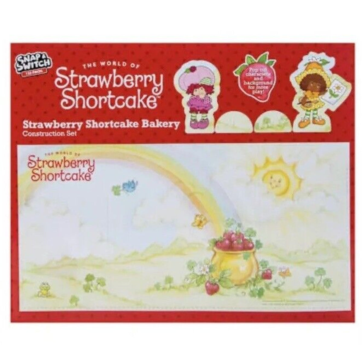 🔥The World Of Strawberry Shortcake Produce Stand Snap & Switch Construct Set