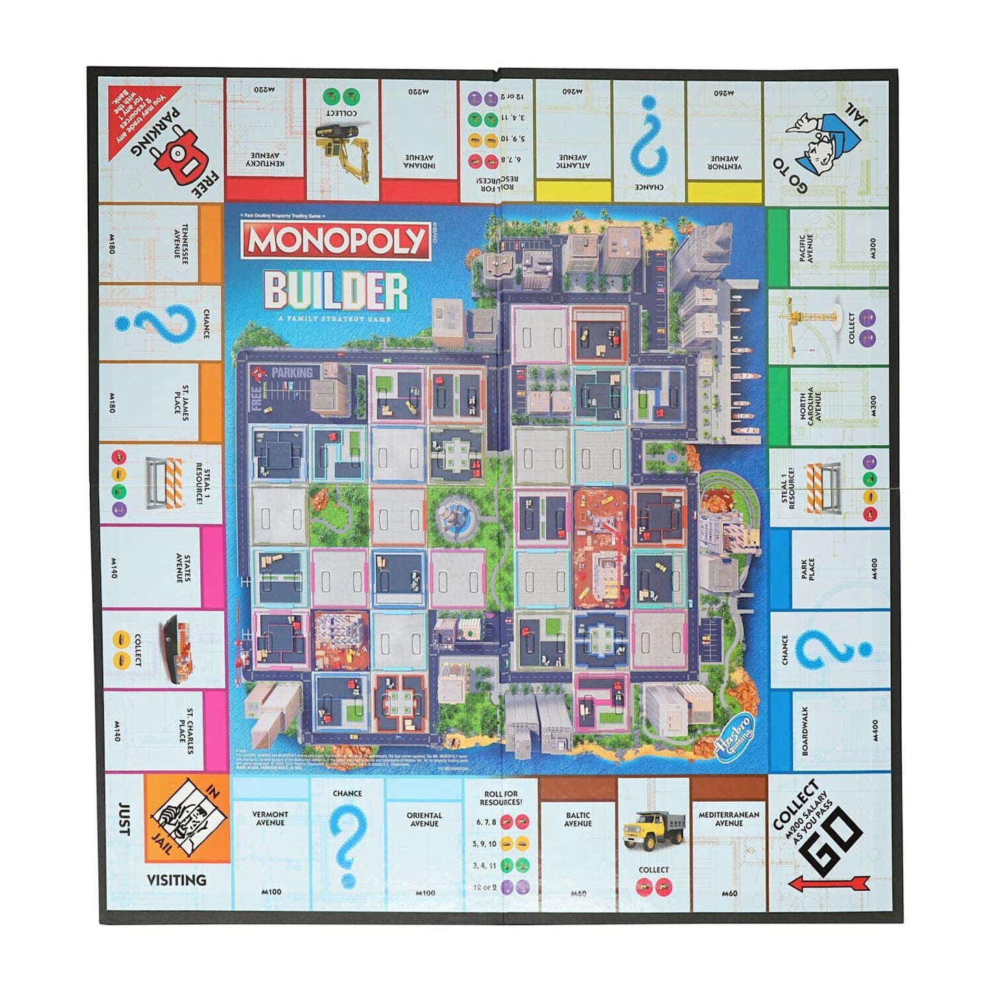 🔥Monopoly Builder Board Game Strategy Game Family Game BNWT💥