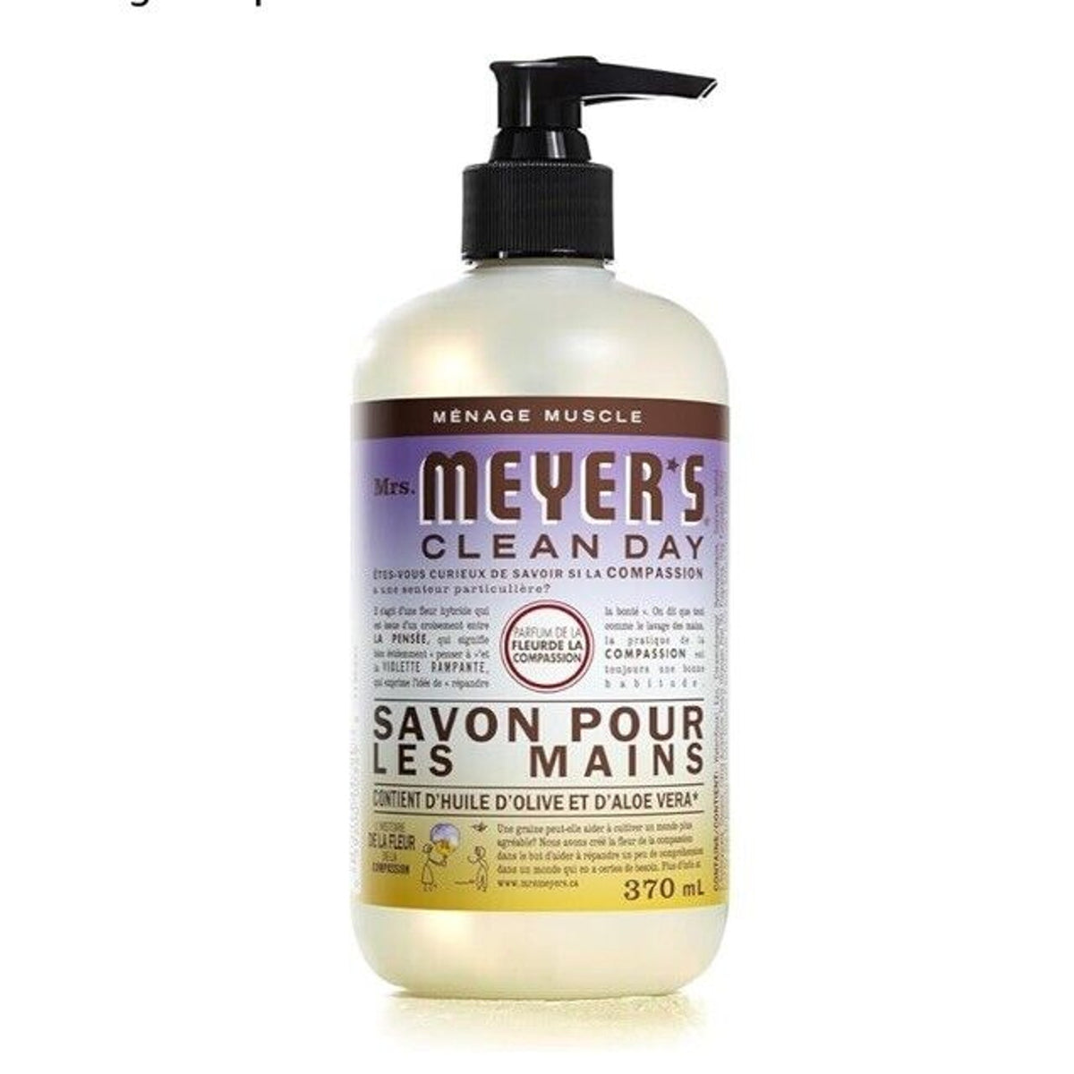 🔥MRS. MEYER'S CLEAN DAY Hand Soap, Compassion Flower, 12.5 fl. oz - Pack Of 3🔥