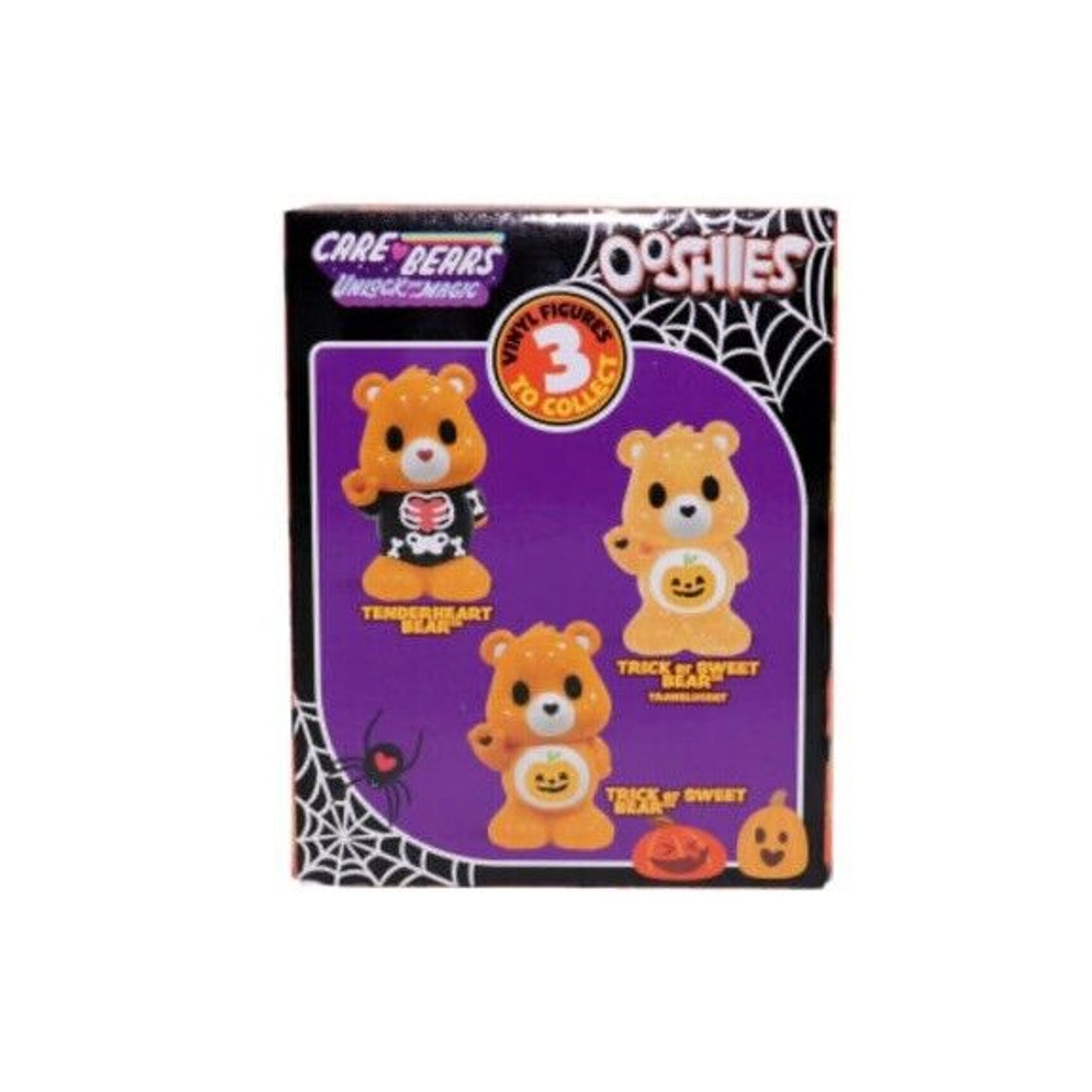 🔥Care Bears OOSHIES Halloween TRICK OR SWEET TRANSLUCENT Bear Figure BNWT🔥