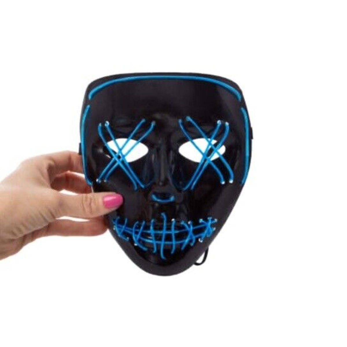 🔥Creepy LED Halloween Mask BLUE BNWT🔥