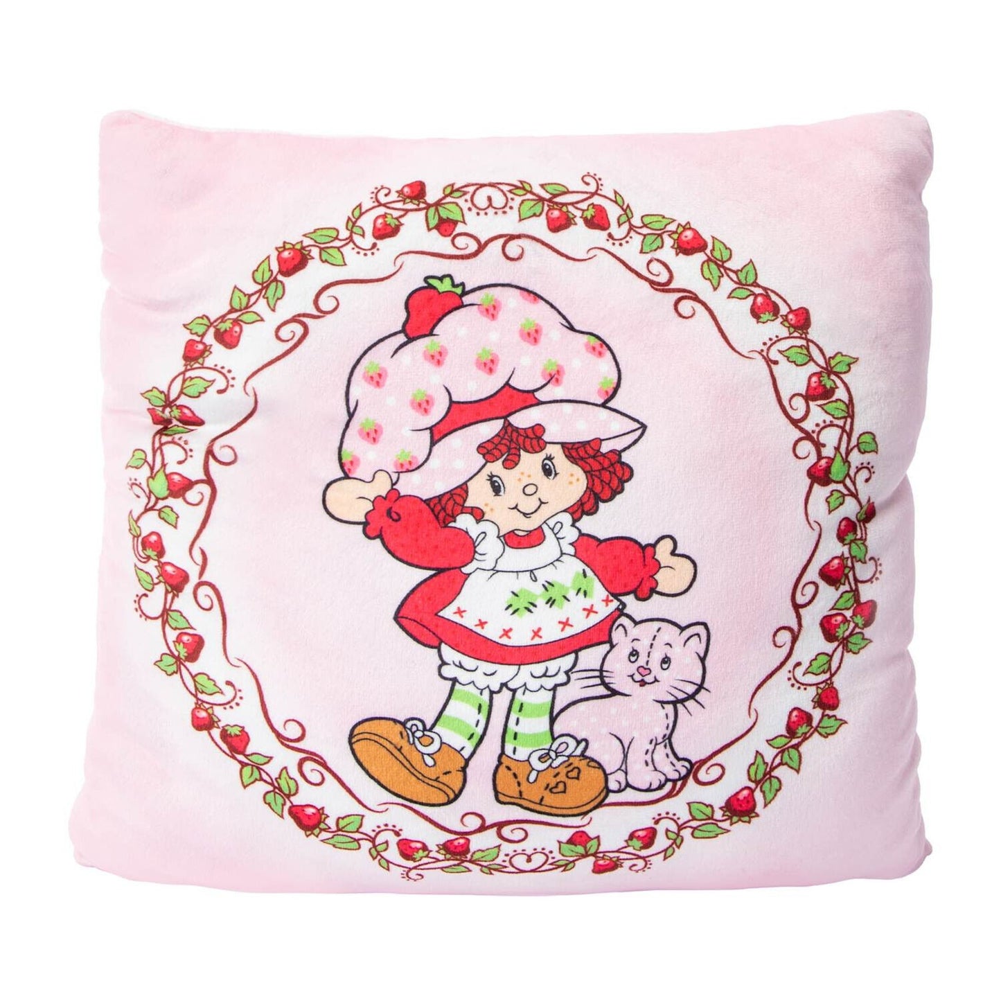 🔥STRAWBERRY SHORTCAKE PLUSH HALO CUSHION PILLOW Collectible BNWT💥