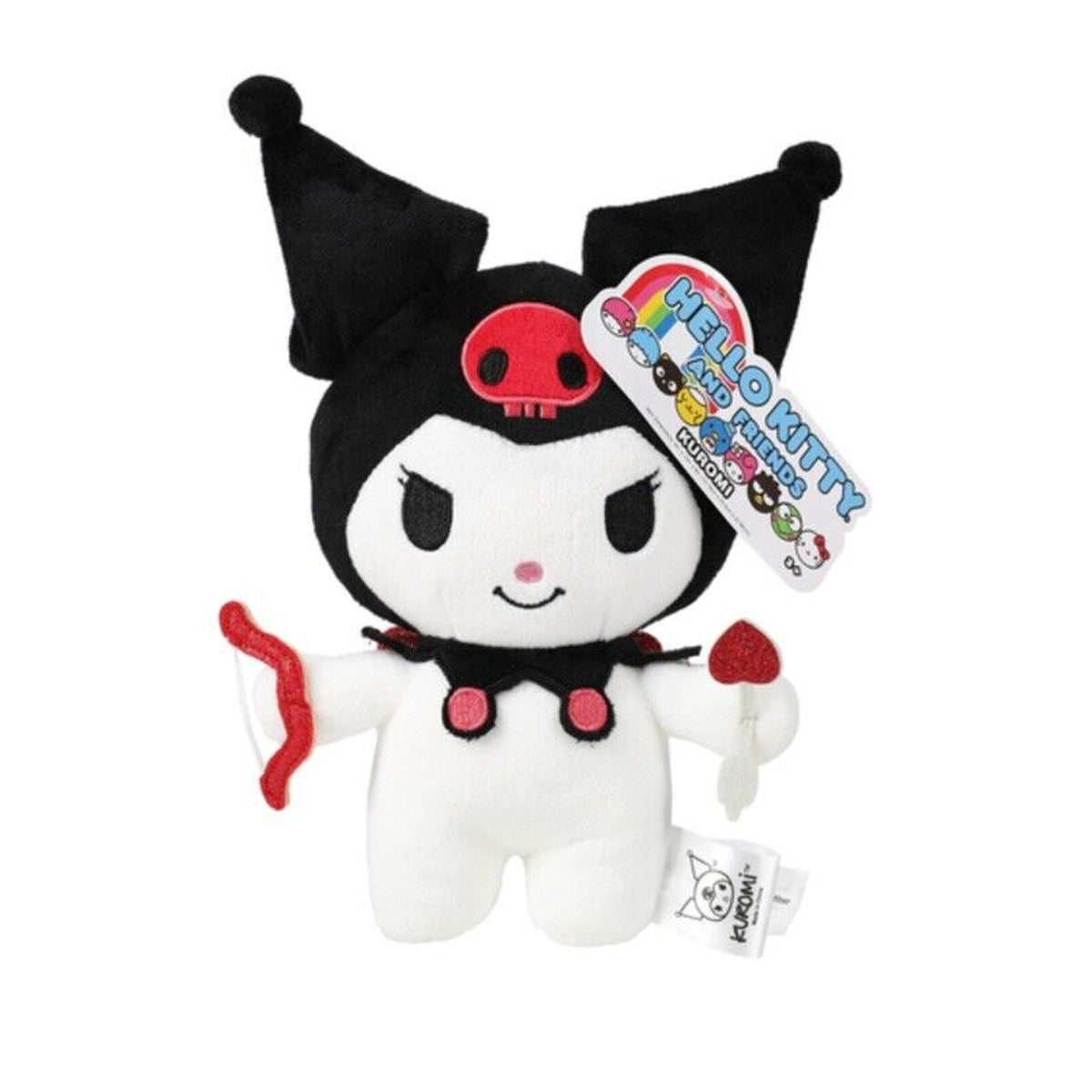 🔥 Hello Kitty & Friends Valentine’s Day 9” Kuromi as Cupid Plush BNWT🔥