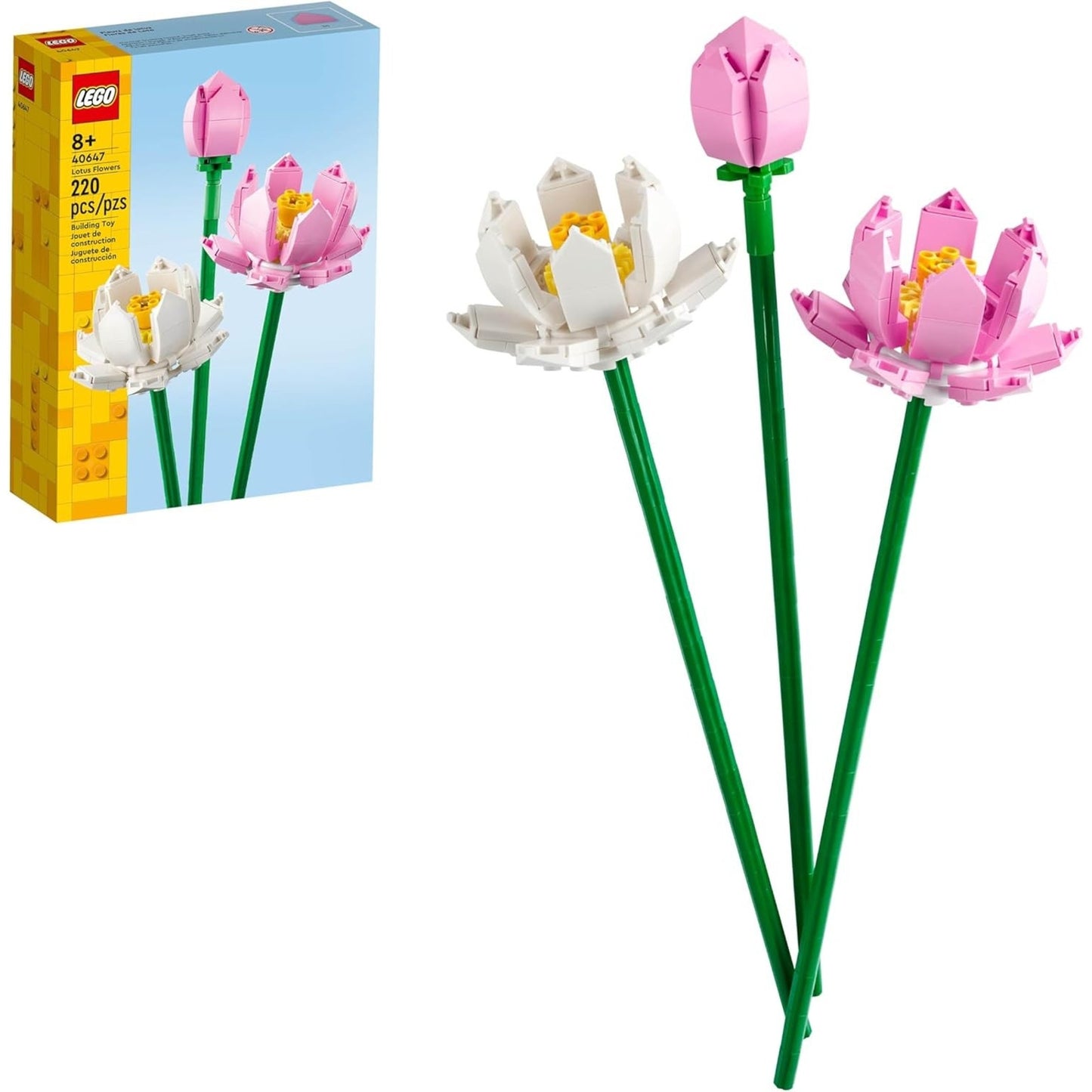 🔥LEGO Lotus Flowers Building Toy Set 40647 BNWT🔥