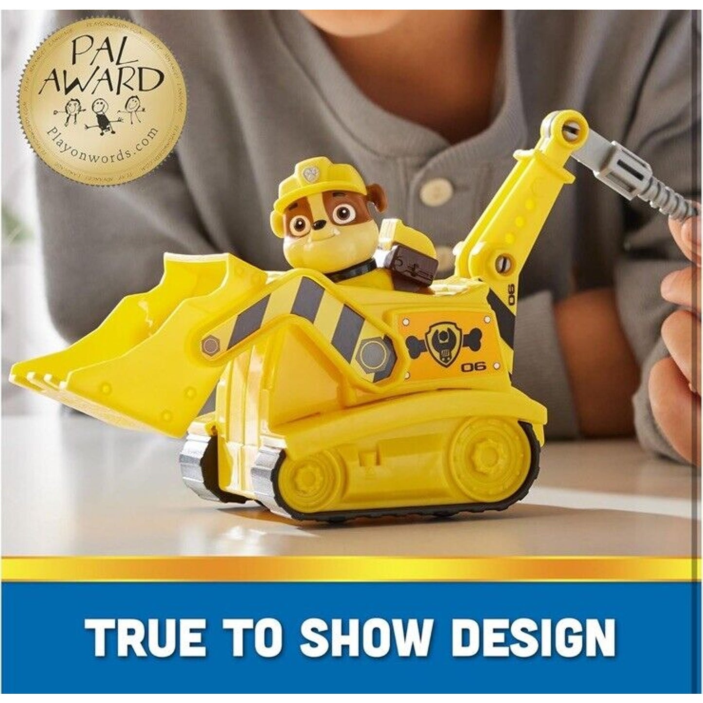 🔥Nickelodeon Paw Patrol Rubble's Bulldozer & Action Figure BNWT💥