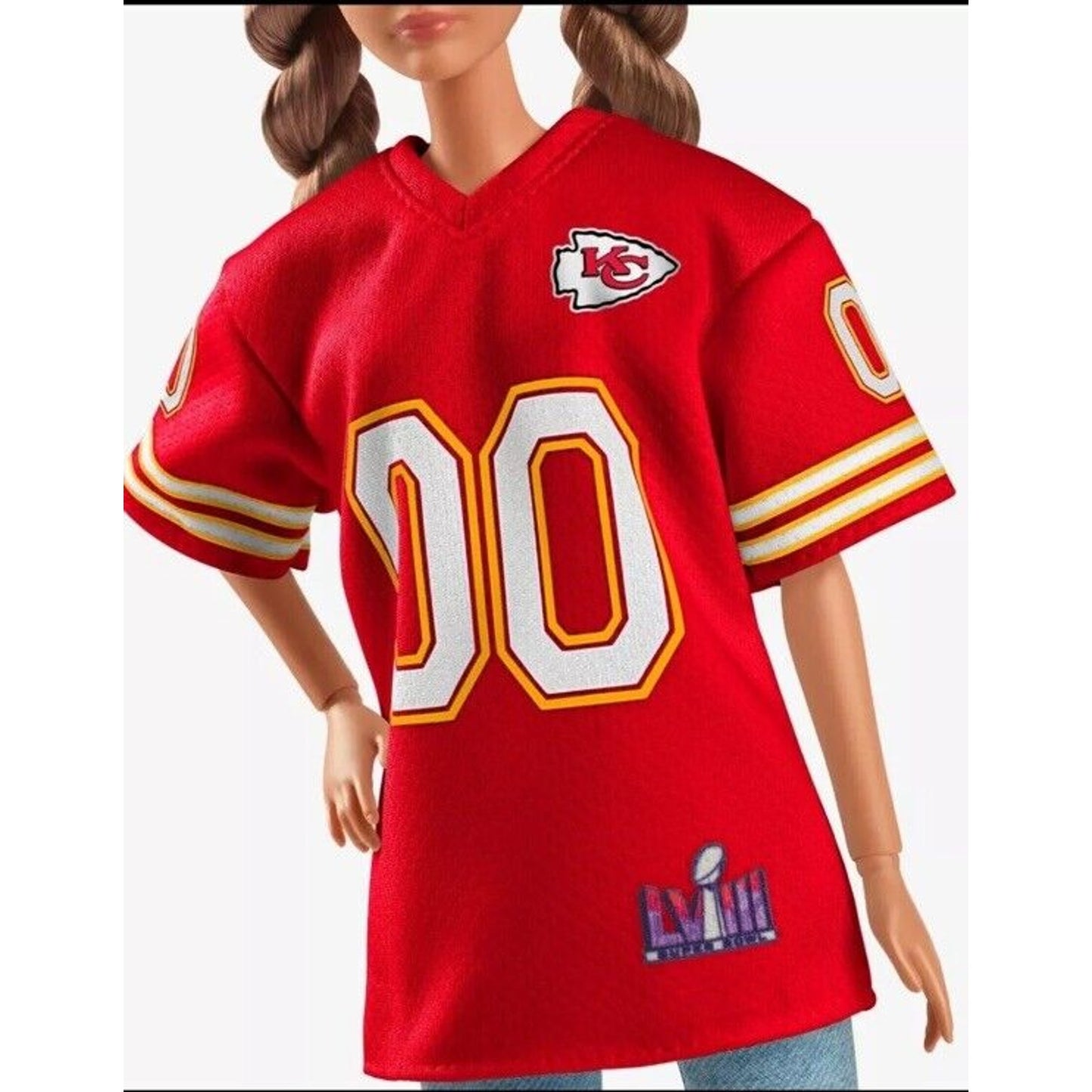 🔥Barbie Signature NFL Super Bowl LVIII Champion Kansas City Chiefs Doll BNWT🔥