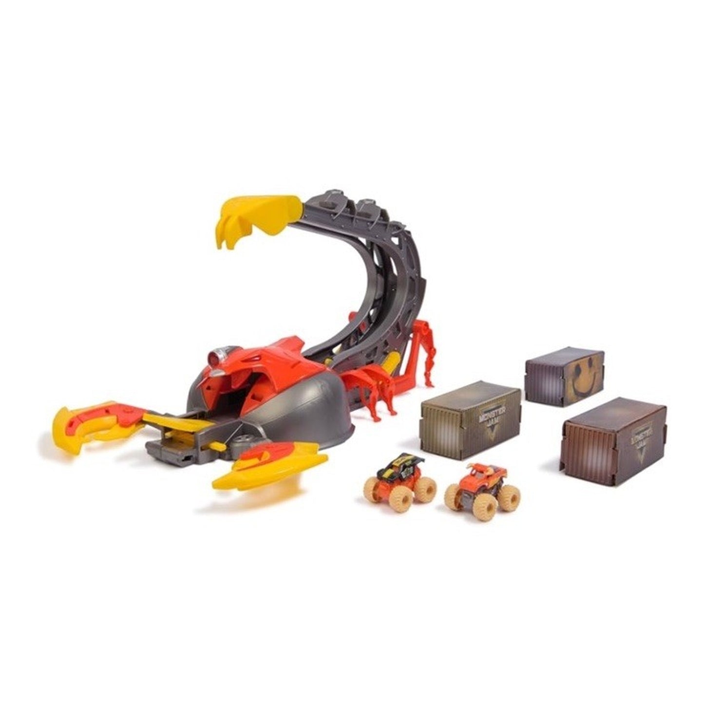 🔥Monster Jam Mini El Toro Loco Venom Velocity Scorpion Playset + Die Cast NWT🔥