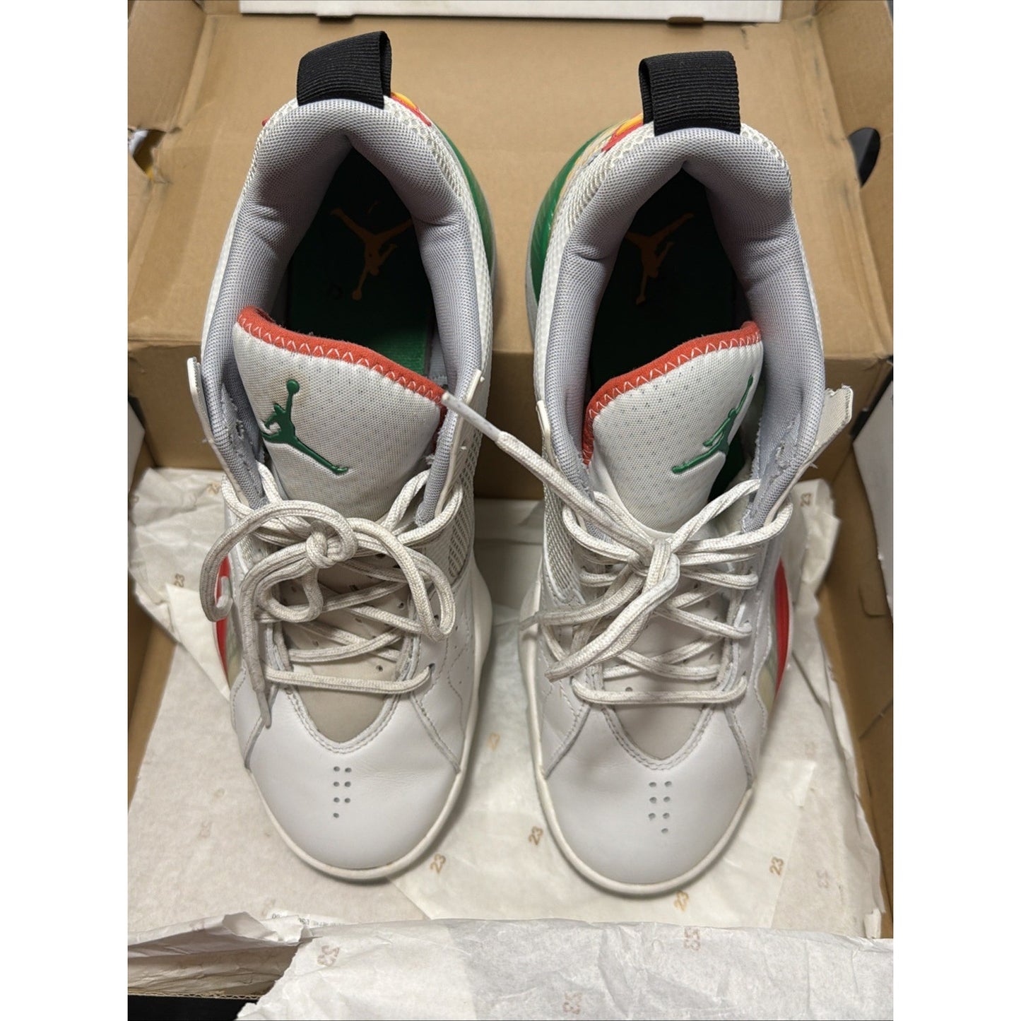 🔥Nike Joran Zoom '92 Summit White Black Lucky Green US 10.5🔥