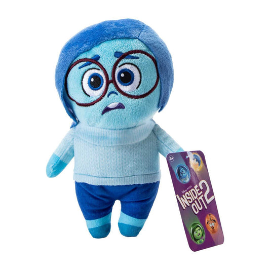 🔥DISNEY Inside Out 2 BLUE SADNESS CHARACTER Plush Stuffed Animal Toy BNWT🔥