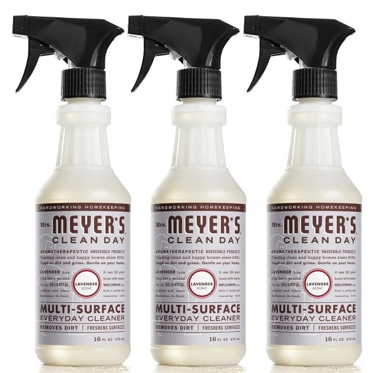 🔥Mrs. Meyer's Clean Day Multi Surface Cleaner Solution 16oz (3 Pk) BNWT🔥