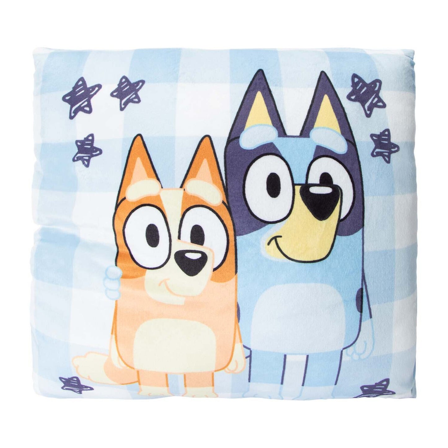 🔥Bluey Stars Travel Throw Pillow BNWT🔥