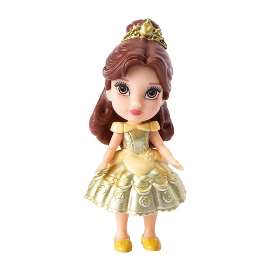 DIsney Princess Mini Belle Poseable 3" Doll Yellow Outfit BNWT🔥
